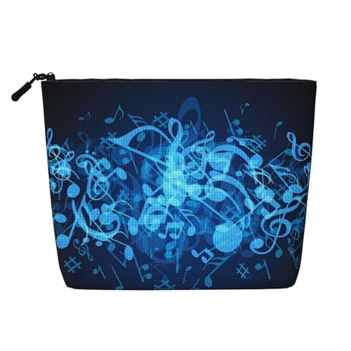 JaoXer Make-up-Tasche aus künstlichem Hanf mit Musiknoten, Kulturbeutel, Kosmetik-Organizer, eine Packung für mehrere tägliche Anwendungen, Geschäftsreisen, Schwarz, Einheitsgröße JaoXer Make-up-Tasche aus künstlichem Hanf mit Musiknoten, Kulturbeutel, Kosmetik-Organizer, eine Packung für mehrere tägliche Anwendungen, Geschäftsreisen, Schwarz, Einheitsgröße von JaoXer