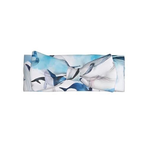 JaoXer Meereswal und Quallen Baby Schleife Stirnband - Weiche Schleife Haarschmuck für Baby, Neugeborene, Säuglinge, Kleinkinder und Kinder JaoXer Meereswal und Quallen Baby Schleife Stirnband - Weiche Schleife Haarschmuck für Baby, Neugeborene, Säuglinge, Kleinkinder und Kinder von JaoXer