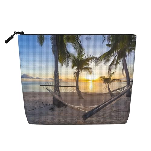 JaoXer Paradise Beach Palmen Fake Hanf Make-up-Tasche, Kulturbeutel Organizer - Eine Packung für mehrere tägliche Anwendungen, Geschäftsreise-Begleiter, Schwarz, Einheitsgröße JaoXer Paradise Beach Palmen Fake Hanf Make-up-Tasche, Kulturbeutel Organizer - Eine Packung für mehrere tägliche Anwendungen, Geschäftsreise-Begleiter, Schwarz, Einheitsgröße von JaoXer