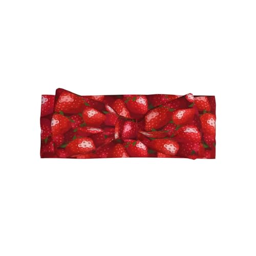 JaoXer Rote Erdbeere Baby Schleife Stirnband - Weiche Schleife Haarschmuck für Baby, Neugeborene, Säuglinge, Kleinkinder und Kinder JaoXer Rote Erdbeere Baby Schleife Stirnband - Weiche Schleife Haarschmuck für Baby, Neugeborene, Säuglinge, Kleinkinder und Kinder von JaoXer