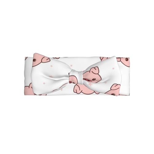 JaoXer Schwein Baby Schleife Stirnband - Weiche Schleife Haarschmuck für Baby, Neugeborene, Säuglinge, Kleinkinder und Kinder JaoXer Schwein Baby Schleife Stirnband - Weiche Schleife Haarschmuck für Baby, Neugeborene, Säuglinge, Kleinkinder und Kinder von JaoXer