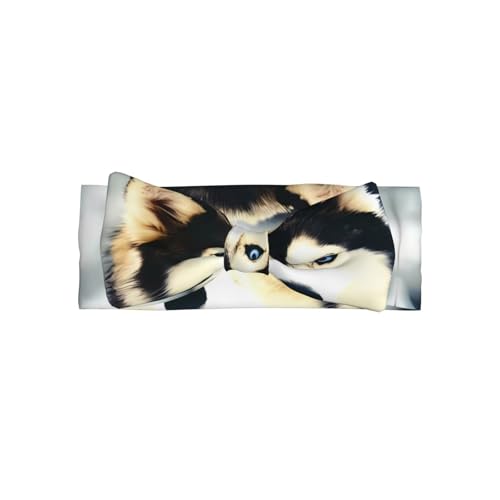 JaoXer Sibirischer Husky Baby Schleife Stirnband - Weiche Schleife Haarschmuck für Baby, Neugeborene, Säuglinge, Kleinkinder und Kinder JaoXer Sibirischer Husky Baby Schleife Stirnband - Weiche Schleife Haarschmuck für Baby, Neugeborene, Säuglinge, Kleinkinder und Kinder von JaoXer