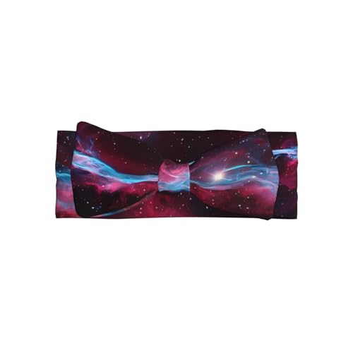 JaoXer Universum Galaxy Baby Bow Stirnband - Weiche Schleife Haarschmuck für Baby, Neugeborene, Säuglinge, Kleinkinder und Kinder von JaoXer