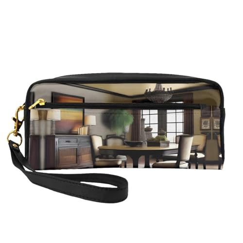 JaoXer Wiederverwendbare Kosmetik-Make-up-Tasche – Reise-Kulturbeutel, vollständiges Design, DreadfulDecor-Druck, Ledertasche für Damen, schwarz, Einheitsgröße JaoXer Wiederverwendbare Kosmetik-Make-up-Tasche – Reise-Kulturbeutel, vollständiges Design, DreadfulDecor-Druck, Ledertasche für Damen, schwarz, Einheitsgröße von JaoXer