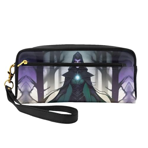 JaoXer Wiederverwendbare Kosmetik-Make-up-Tasche – Reise-Kulturbeutel, vollständiges Design, WraithsAndWitches Druck, Ledertasche für Damen, Schwarz, Einheitsgröße JaoXer Wiederverwendbare Kosmetik-Make-up-Tasche – Reise-Kulturbeutel, vollständiges Design, WraithsAndWitches Druck, Ledertasche für Damen, Schwarz, Einheitsgröße von JaoXer