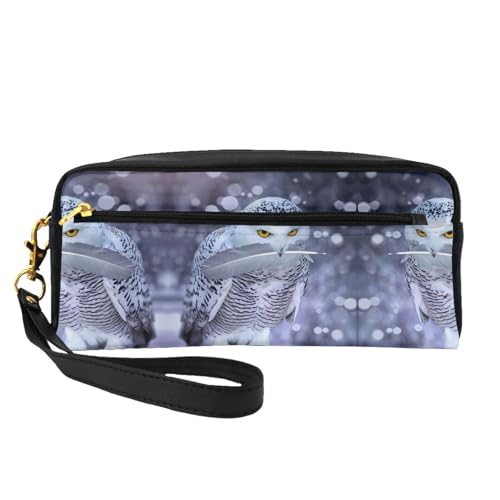 JaoXer Wiederverwendbare Kosmetiktasche – Reise-Kulturbeutel, komplettes Design, arktische Eule, Ledertasche für Damen JaoXer Wiederverwendbare Kosmetiktasche – Reise-Kulturbeutel, komplettes Design, arktische Eule, Ledertasche für Damen von JaoXer