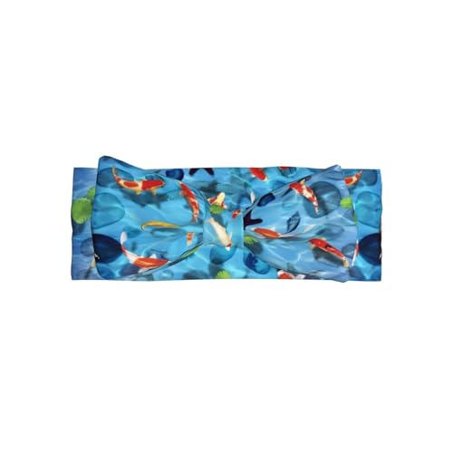 Japanischer roter Karpfen-Baby-Schleifen-Stirnband, weiche Schleife, Haarschmuck für Babys, Neugeborene, Säuglinge, Kleinkinder und Kinder von JaoXer