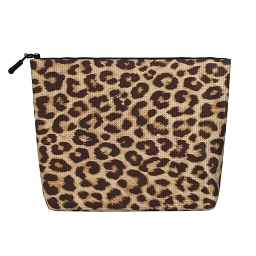 Kosmetiktasche aus künstlichem Hanf, Leopardenmuster, Kulturbeutel, Organizer für mehrere tägliche Anwendungen, Geschäftsreise, Schwarz, Einheitsgröße Kosmetiktasche aus künstlichem Hanf, Leopardenmuster, Kulturbeutel, Organizer für mehrere tägliche Anwendungen, Geschäftsreise, Schwarz, Einheitsgröße von JaoXer