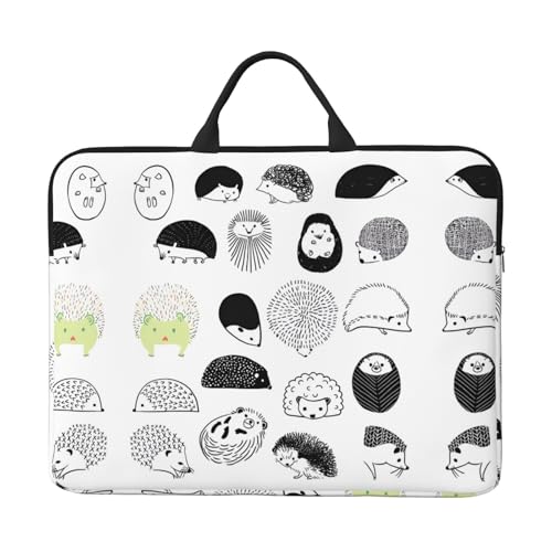 Laptoptasche mit 14 Zoll (35,6 cm), Igel-Design, ideal für Geschäftsreisen und tägliches Pendeln von JaoXer