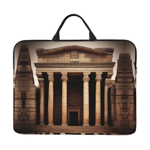 Laptoptasche mit 14 Zoll (35,6 cm) – Ancient Relics Full Print Design, ideal für Geschäftsreisen und tägliches Pendeln von JaoXer