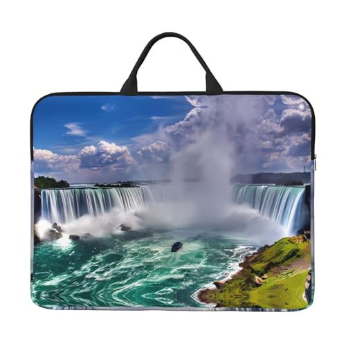 Laptoptasche mit 35,6 cm (14 Zoll) – Niagarafälle, Volldruck-Design, ideal für Geschäftsreisen und tägliches Pendeln von JaoXer