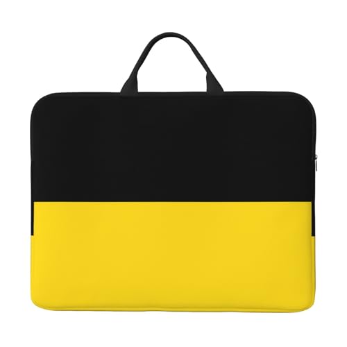 Laptoptasche mit britischer Flagge, 35,6 cm (14 Zoll), tragbarer Griff, Geschäftsreisen, Zubehörtasche für Notebook, Tablet, Baden-wã¼rttemberg Flagge, Einheitsgröße von JaoXer
