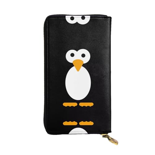 Niedlicher Pinguin-Druck Leder Lange Clutch Geldbörse für Frauen - Mode mit mehreren Kartenfächern, Münzfach Niedlicher Pinguin-Druck Leder Lange Clutch Geldbörse für Frauen - Mode mit mehreren Kartenfächern, Münzfach von JaoXer