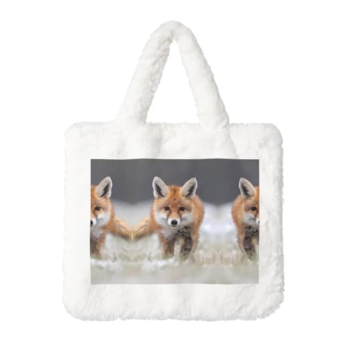 Süße Fuchs Plüsch Handtasche - Damen für Herbst und Winter - Ideal für Schlüssel, Lippenstift und mehr - Perfektes Geschenk Süße Fuchs Plüsch Handtasche - Damen für Herbst und Winter - Ideal für Schlüssel, Lippenstift und mehr - Perfektes Geschenk von JaoXer