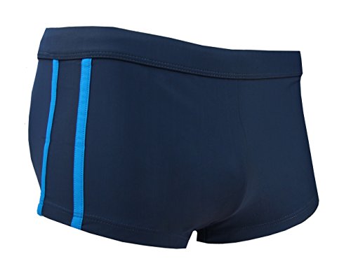 Jaonifer Herren Badeboxer, Größe 54 (2XL), Farbe Blau (Dark-Blue & Blue) von Jaonifer