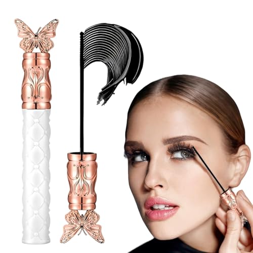Wimpernserum, Mascara Wimperntusche Wasserfest Schwarz, Wischfest Overrich Lash Serum für Volumen und Definition (1 pcs) von Jaoxiuozi