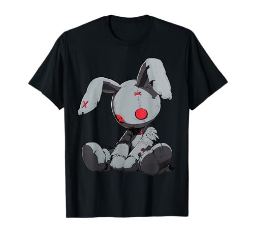Dead Bunny Doll Goth Cute E-Girl Gothic Outfit Grunge T-Shirt von Japan Aesthethic Japanese Otaku Edgy Streetwear