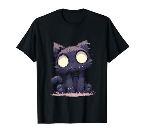 Dead Cat Doll Goth Cute E-Girl Gothic Outfit Grunge T-Shirt von Japan Aesthethic Japanese Otaku Edgy Streetwear