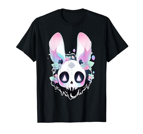 Gothic Outfit Kawaii Rabbit Cute E-Girl Goth Bunny Grunge T-Shirt von Japan Aesthethic Japanese Otaku Edgy Streetwear