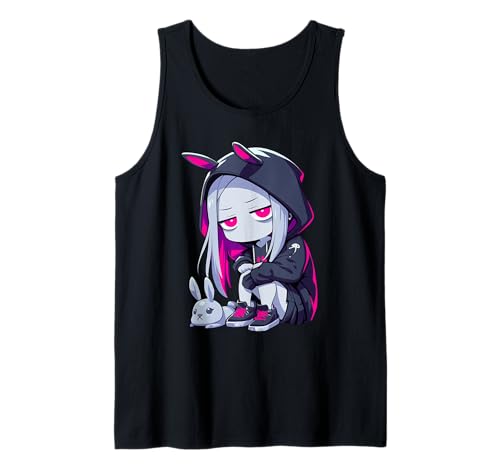 Grunge Goth Bunny Anime Girl Cute E-Girl Edgy Outfit Tank Top Grunge Goth Bunny Anime Girl Cute E-Girl Edgy Outfit Tank Top von Japan Aesthethic Japanese Otaku Edgy Streetwear