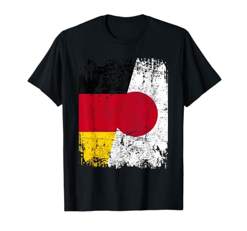 JAPAN DEUTSCHLAND Flagge | Damen Herren Kinder Nippon Japan T-Shirt JAPAN DEUTSCHLAND Flagge | Damen Herren Kinder Nippon Japan T-Shirt von Japan Family Shop
