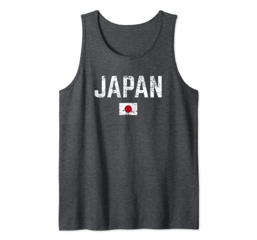 JAPAN Flagge NIPPON Damen Herren Kinder Dunkel Grau JAPAN Tank Top JAPAN Flagge NIPPON Damen Herren Kinder Dunkel Grau JAPAN Tank Top von Japan Family Shop