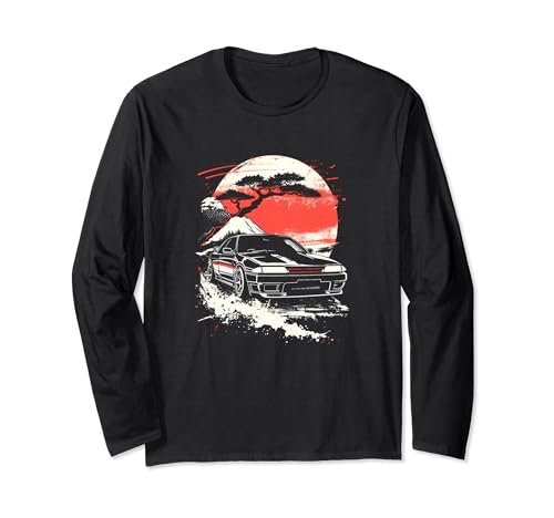 Japan 90er Motorsport JDM Drift Auto Legende Mann Kinder Langarmshirt Japan 90er Motorsport JDM Drift Auto Legende Mann Kinder Langarmshirt von Japan JDM Car Legend Motorsport Tuning Tee Designs