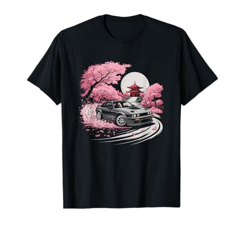 Japan Tshirt Herren Damen Otaku Automobile Car Tokio Auto T-Shirt von Japan Streetwear Herren Auto Car JDM Y2K Anime