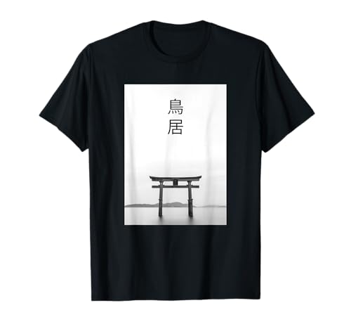 Japanische ästhetische Torii Gate Fashion Streetwear Herren Damen T-Shirt von Japanese Aesthetic Fashion Clothes