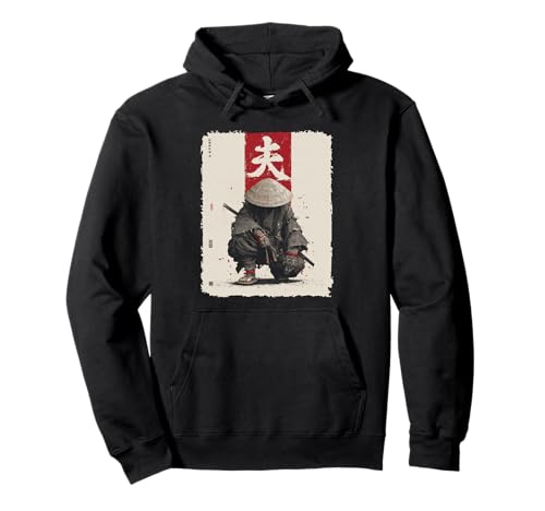 Samurai, Krieger, für Männer | Japanischer Ninja, Anime, Katana Pullover Hoodie von Japanese Art & Japan Themed Graphics & Gifts