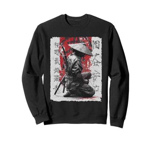 Samurai, Schwert & Krieger, Männer | Japanisches Katana, Manga Anime Sweatshirt von Japanese Art & Japan Themed Graphics & Gifts