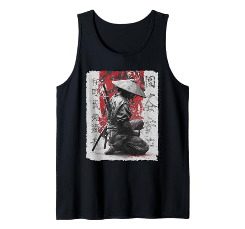 Samurai, Schwert & Krieger, Männer | Japanisches Katana, Manga Anime Tank Top von Japanese Art & Japan Themed Graphics & Gifts
