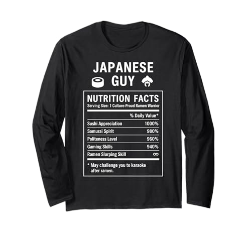 Japanischer Kerl Stolze Männer und Jungen mit japanischen Wurzeln Langarmshirt Japanischer Kerl Stolze Männer und Jungen mit japanischen Wurzeln Langarmshirt von Japanese Culture Gifts for Boys Men of Japan