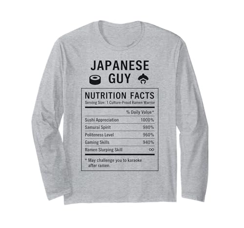 Japanischer Kerl Stolze Männer und Jungen mit japanischen Wurzeln Langarmshirt Japanischer Kerl Stolze Männer und Jungen mit japanischen Wurzeln Langarmshirt von Japanese Culture Gifts for Boys Men of Japan