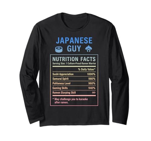 Japanischer Kerl Stolze Männer und Jungen mit japanischen Wurzeln Langarmshirt Japanischer Kerl Stolze Männer und Jungen mit japanischen Wurzeln Langarmshirt von Japanese Culture Gifts for Boys Men of Japan