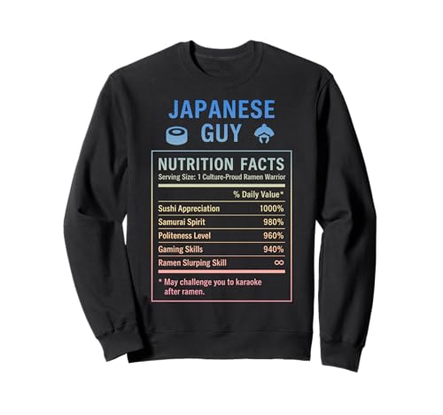 Japanischer Kerl Stolze Männer und Jungen mit japanischen Wurzeln Sweatshirt von Japanese Culture Gifts for Boys Men of Japan