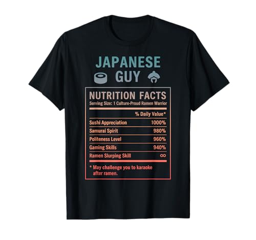 Japanischer Kerl Stolze Männer und Jungen mit japanischen Wurzeln T-Shirt Japanischer Kerl Stolze Männer und Jungen mit japanischen Wurzeln T-Shirt von Japanese Culture Gifts for Boys Men of Japan