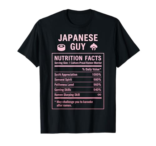 Japanischer Kerl Stolze Männer und Jungen mit japanischen Wurzeln T-Shirt Japanischer Kerl Stolze Männer und Jungen mit japanischen Wurzeln T-Shirt von Japanese Culture Gifts for Boys Men of Japan