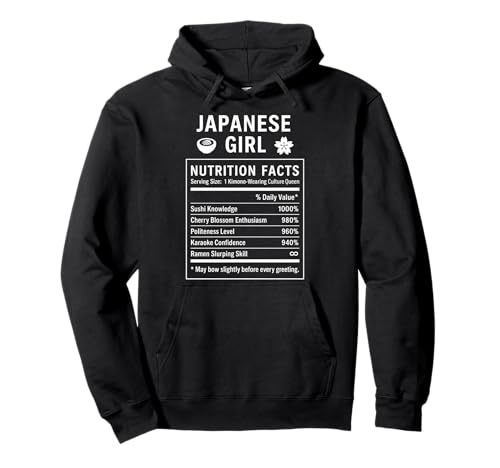 Japanisches Mädchen Japanische Wurzeln Pullover Hoodie Japanisches Mädchen Japanische Wurzeln Pullover Hoodie von Japanese Culture Gifts for Women Girls of Japan