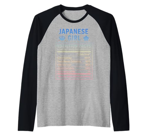 Japanisches Mädchen Japanische Wurzeln Raglan Japanisches Mädchen Japanische Wurzeln Raglan von Japanese Culture Gifts for Women Girls of Japan