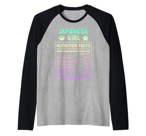 Japanisches Mädchen Japanische Wurzeln Raglan Japanisches Mädchen Japanische Wurzeln Raglan von Japanese Culture Gifts for Women Girls of Japan