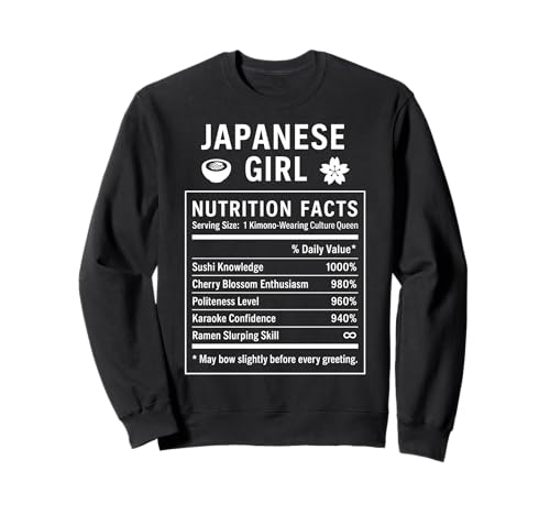 Japanisches Mädchen Japanische Wurzeln Sweatshirt Japanisches Mädchen Japanische Wurzeln Sweatshirt von Japanese Culture Gifts for Women Girls of Japan