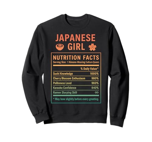 Japanisches Mädchen Japanische Wurzeln Sweatshirt Japanisches Mädchen Japanische Wurzeln Sweatshirt von Japanese Culture Gifts for Women Girls of Japan