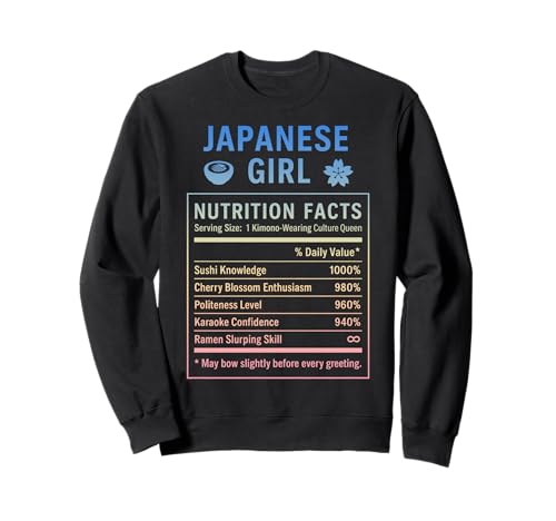 Japanisches Mädchen Japanische Wurzeln Sweatshirt Japanisches Mädchen Japanische Wurzeln Sweatshirt von Japanese Culture Gifts for Women Girls of Japan