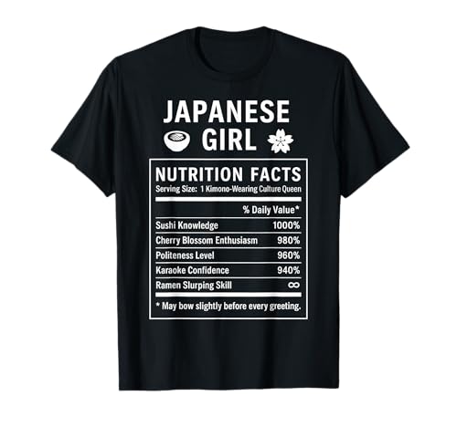Japanisches Mädchen Japanische Wurzeln T-Shirt Japanisches Mädchen Japanische Wurzeln T-Shirt von Japanese Culture Gifts for Women Girls of Japan