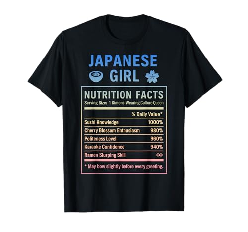 Japanisches Mädchen Japanische Wurzeln T-Shirt Japanisches Mädchen Japanische Wurzeln T-Shirt von Japanese Culture Gifts for Women Girls of Japan