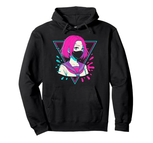 Japanisches Anime-Mädchen Indie Old Aesthetic Otaku Cyberpunk Pullover Hoodie Japanisches Anime-Mädchen Indie Old Aesthetic Otaku Cyberpunk Pullover Hoodie von Japanese Egirl Vaporwave Mythology Anime Manga
