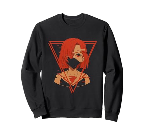 Japanisches Anime-Mädchen Indie Old Aesthetic Otaku Cyberpunk Sweatshirt Japanisches Anime-Mädchen Indie Old Aesthetic Otaku Cyberpunk Sweatshirt von Japanese Egirl Vaporwave Mythology Anime Manga