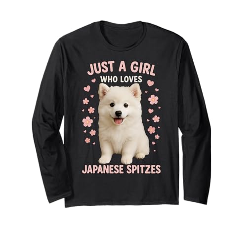 Nur EIN Mädchen, das japanischen Spitz liebt Langarmshirt von Japanese Spitz Dog