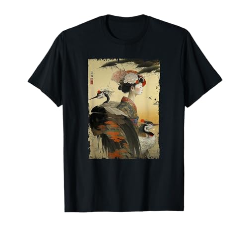 Japanische Frauen Grove Holzblock Kunst spirituelle Natur Vintage T-Shirt Japanische Frauen Grove Holzblock Kunst spirituelle Natur Vintage T-Shirt von Japanese vintage designs